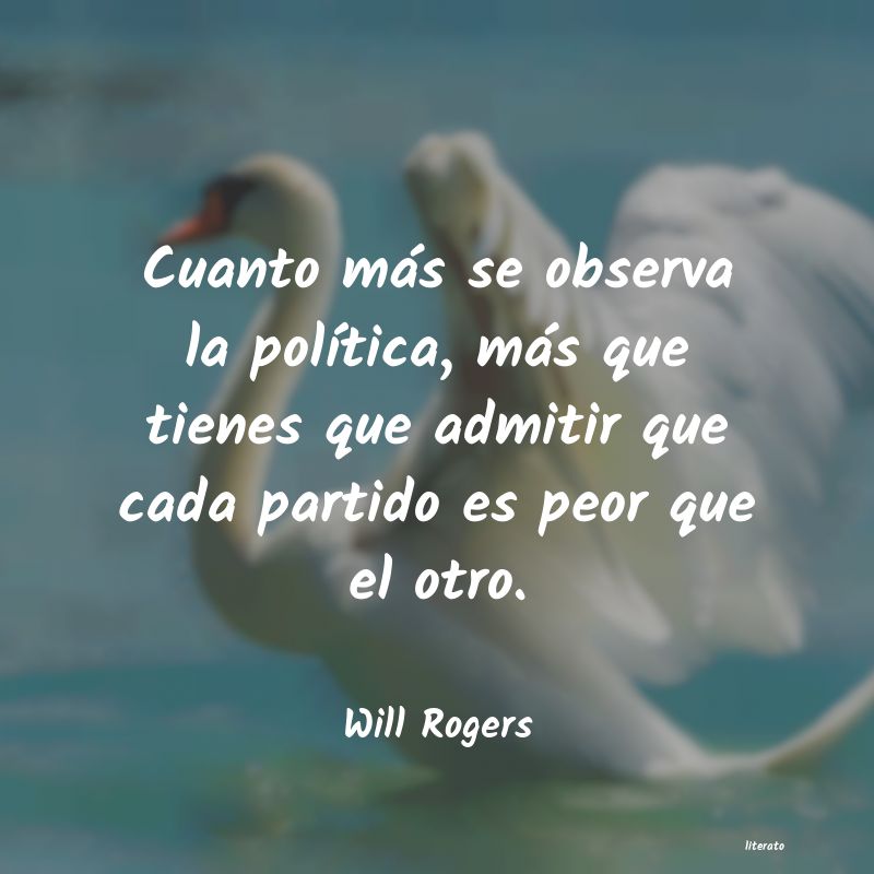 Frases de Will Rogers