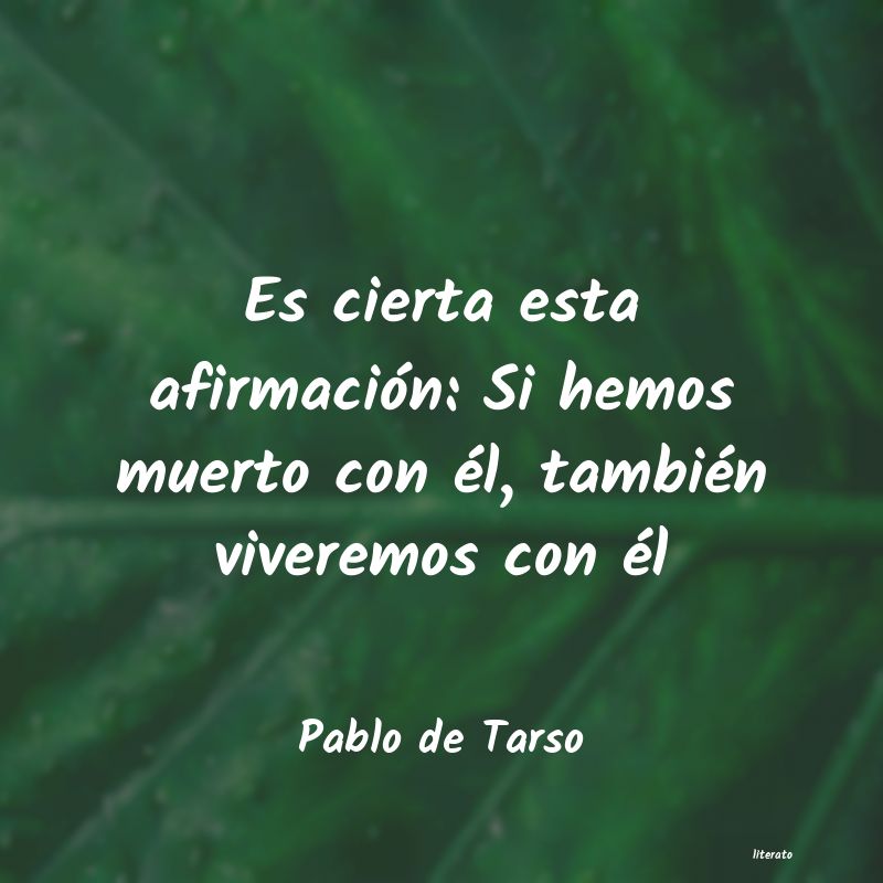 frases de Pablo de Tarso