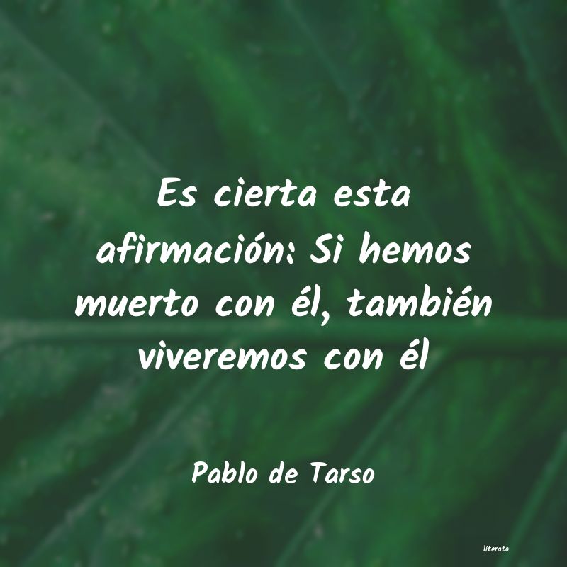 Frases de Pablo de Tarso