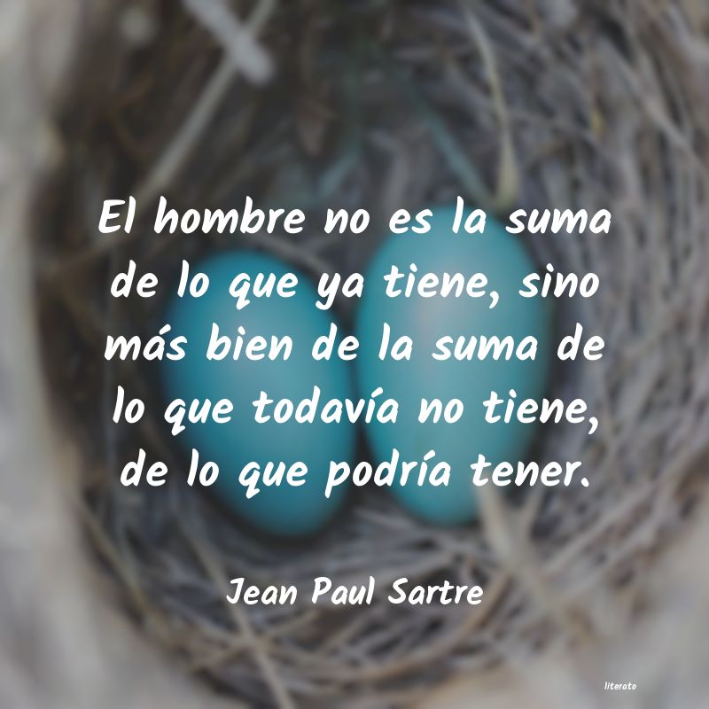 frases de Jean Paul Sartre