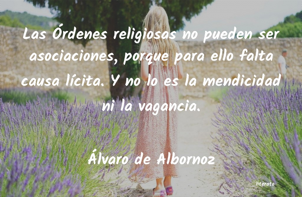 Frases de Álvaro de Albornoz