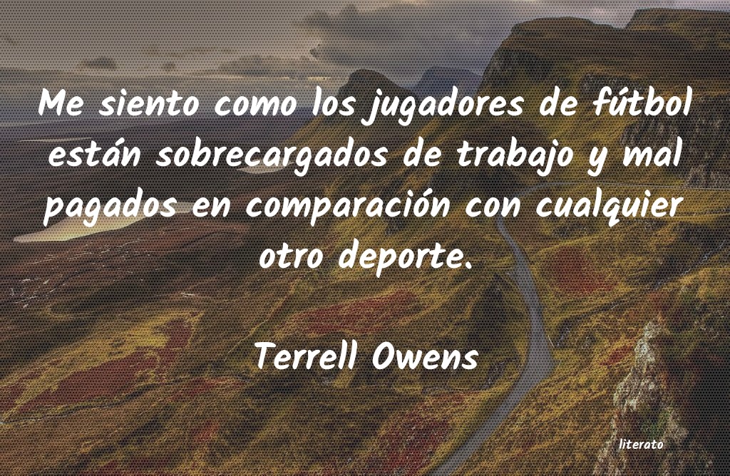 Frases de Terrell Owens