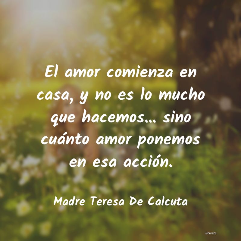 Frases de Madre Teresa De Calcuta