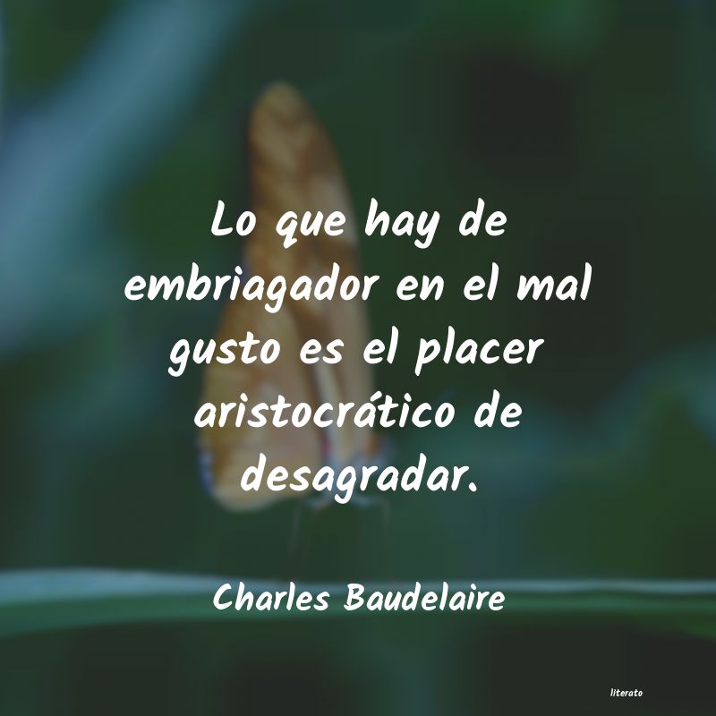 frases de Charles Baudelaire