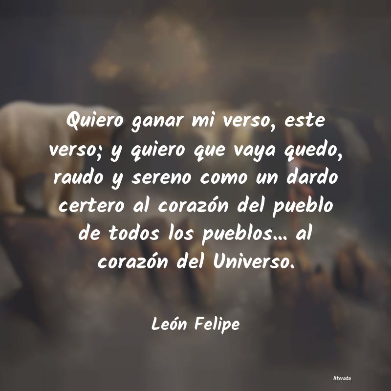 frases de León Felipe