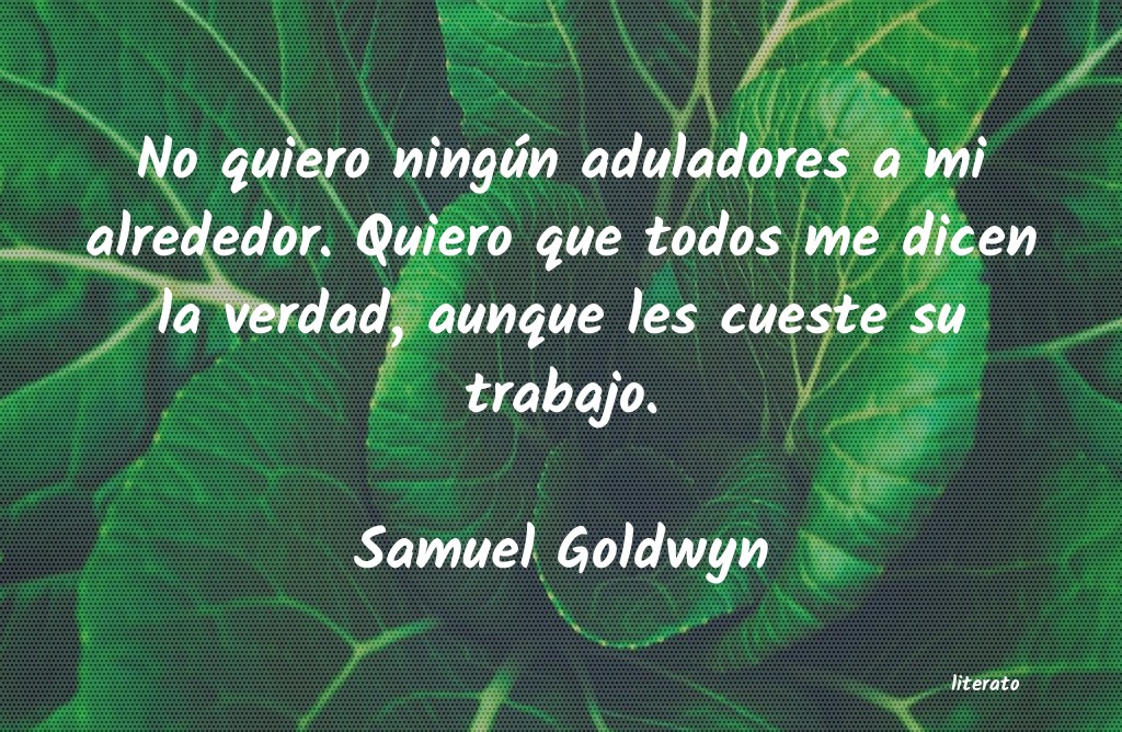 frases de Samuel Goldwyn