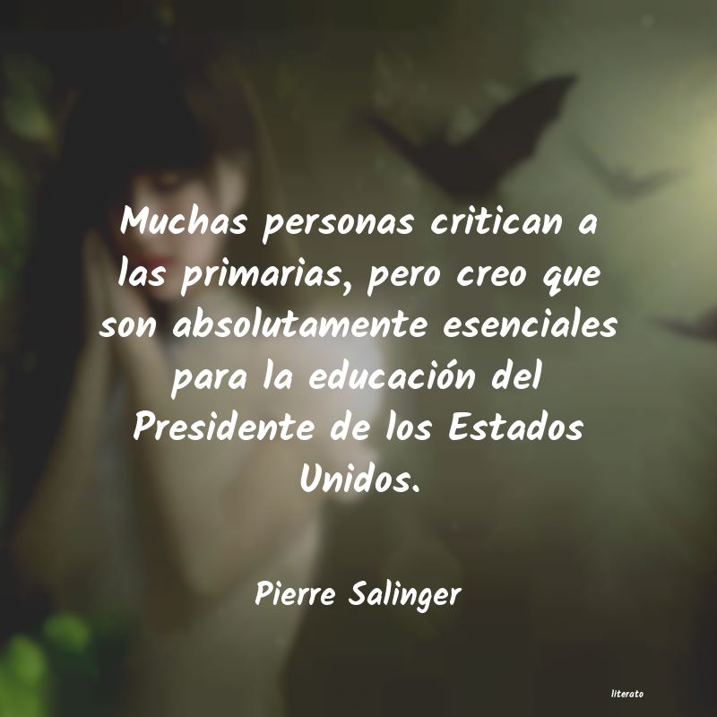 frases de Pierre Salinger