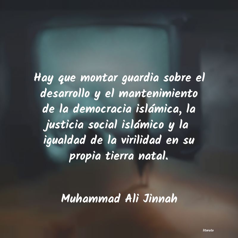 frases de Muhammad Ali Jinnah