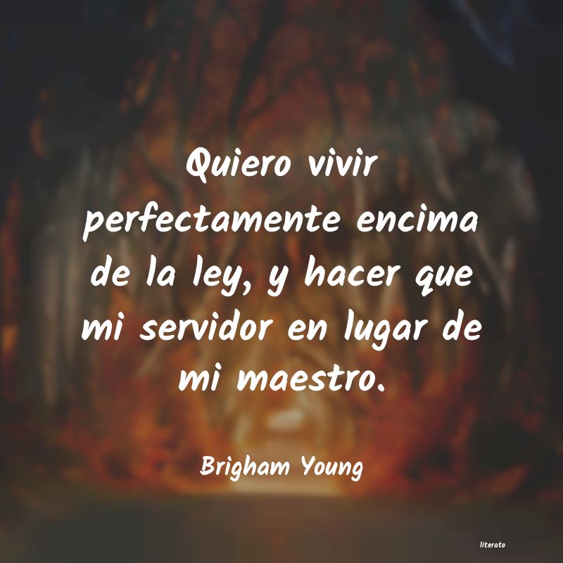 frases de Brigham Young