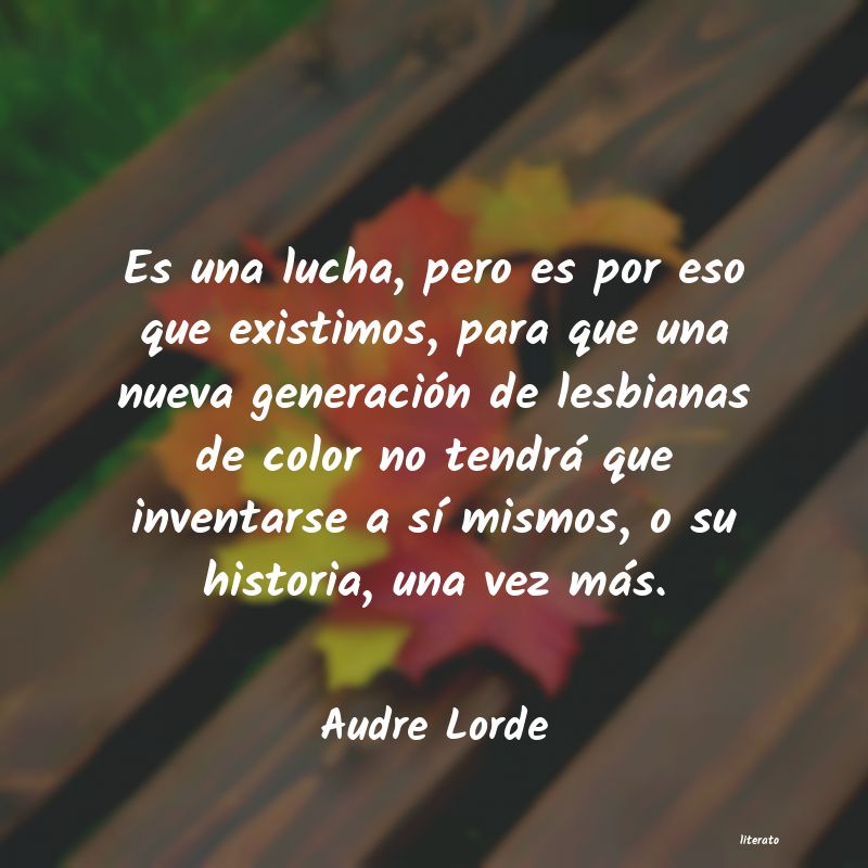 Frases de Audre Lorde