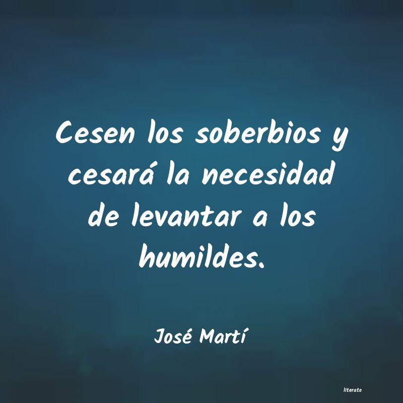 Frases de José Martí