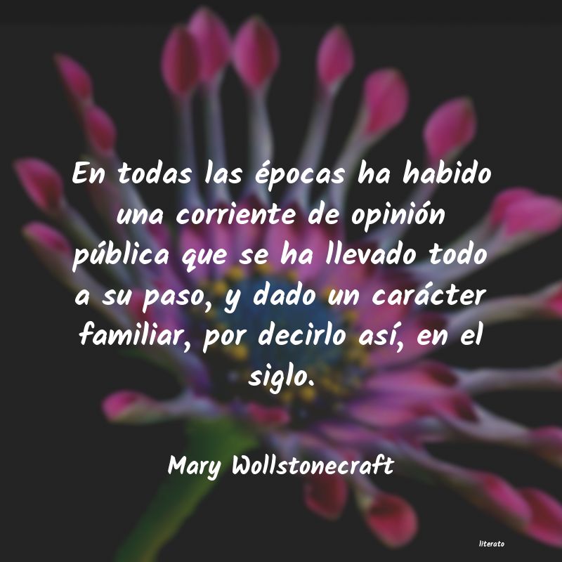 frases de Mary Wollstonecraft