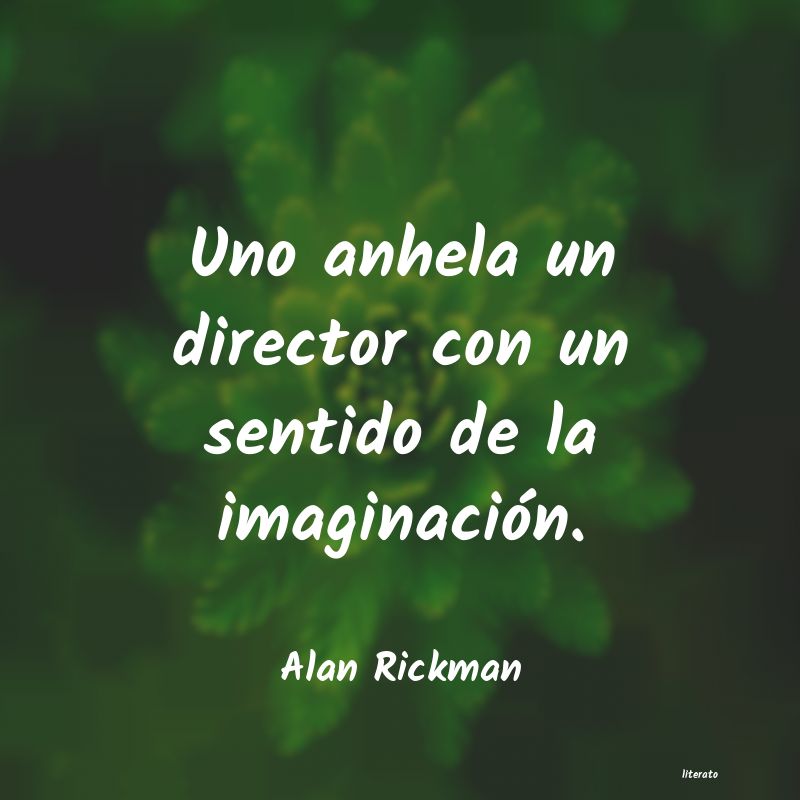 frases de Alan Rickman