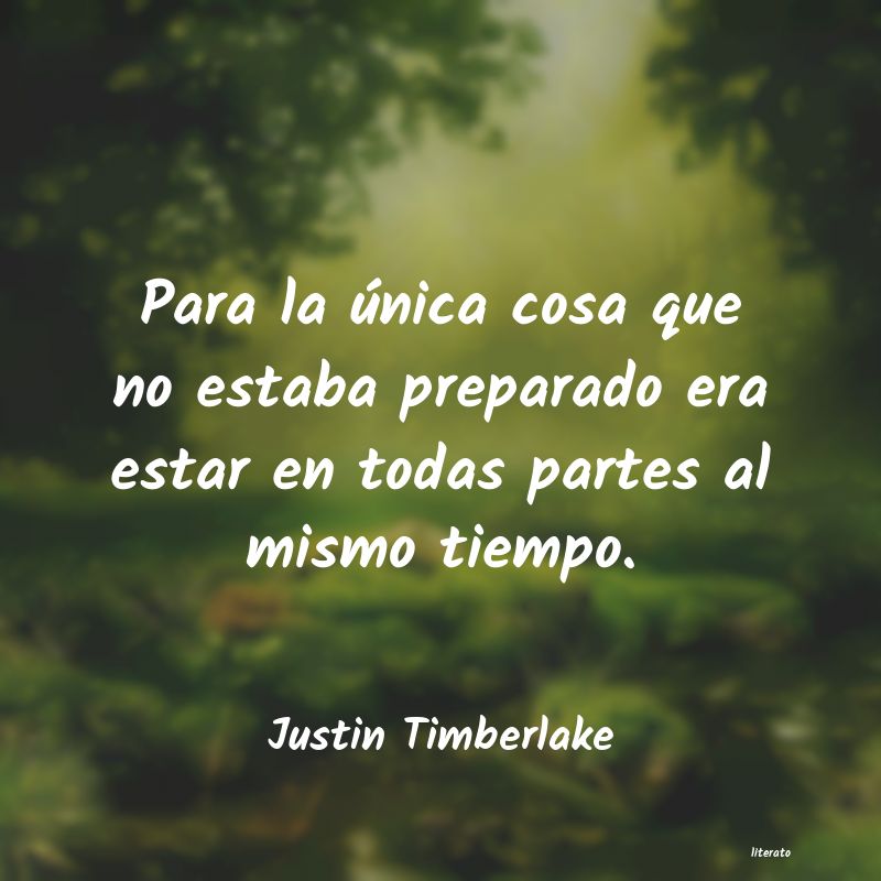 frases de Justin Timberlake