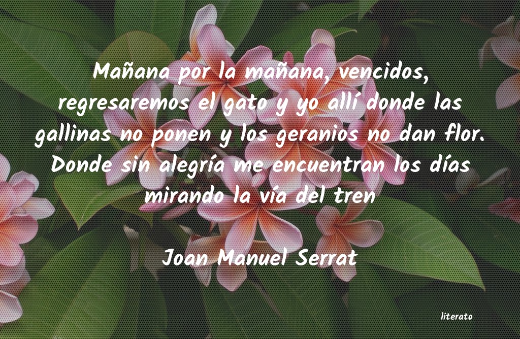 frases de Joan Manuel Serrat