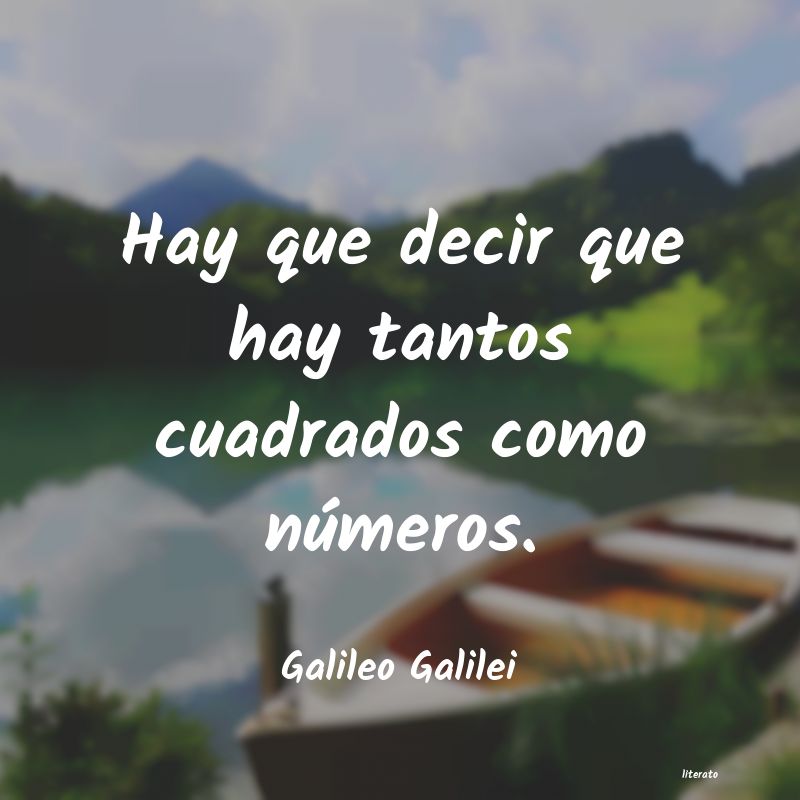 Frases de Galileo Galilei