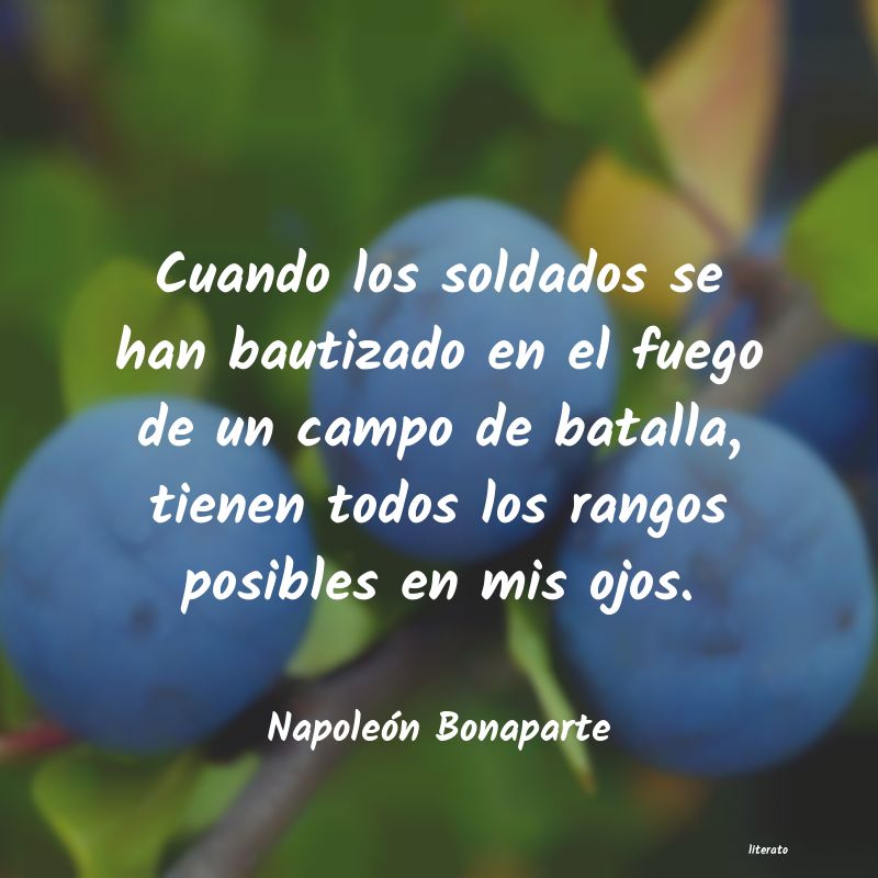 frases de Napoleón Bonaparte