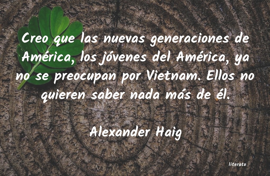 frases de Alexander Haig