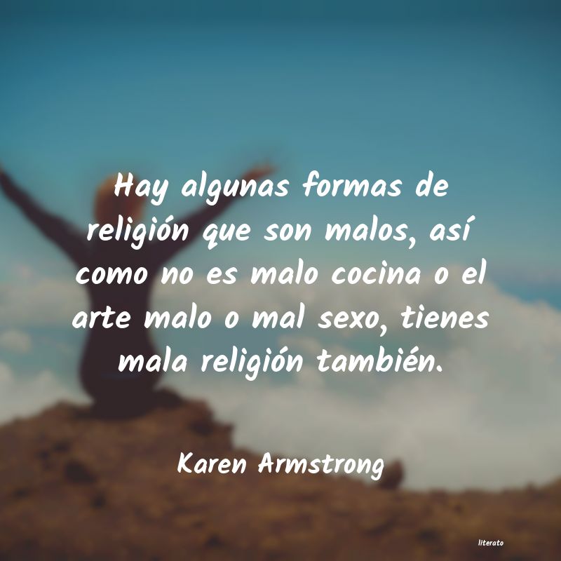 frases de Karen Armstrong