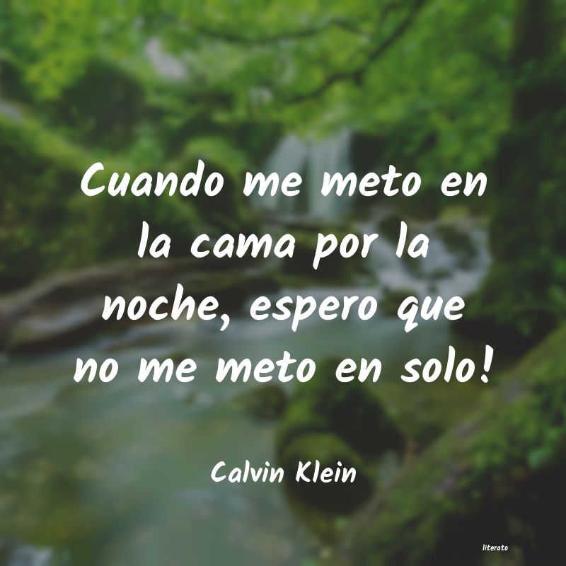 Frases de Calvin Klein