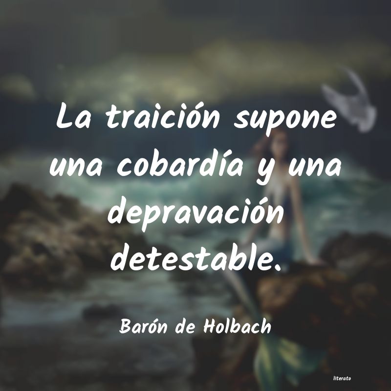 Frases de Barón de Holbach