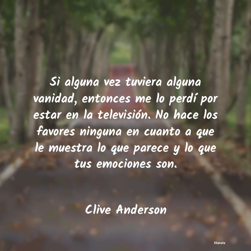 Frases de Clive Anderson