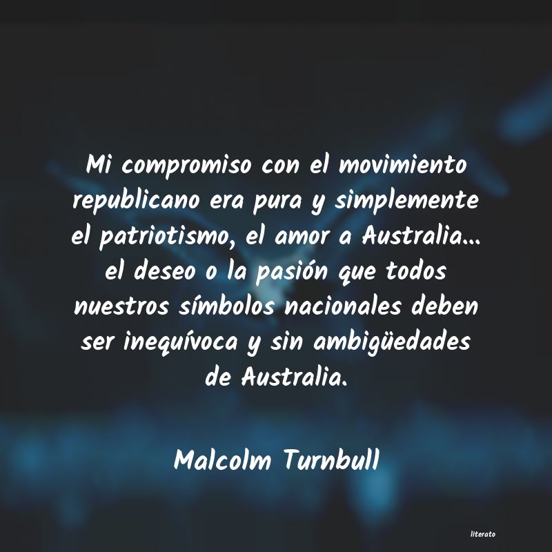 frases de Malcolm Turnbull