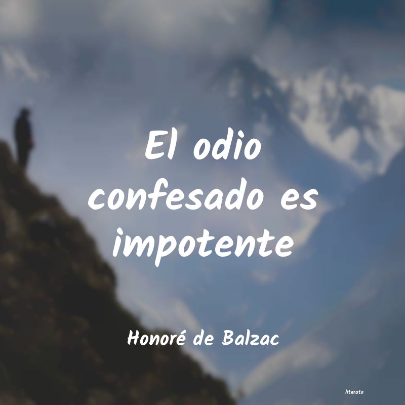 frases de Honoré de Balzac