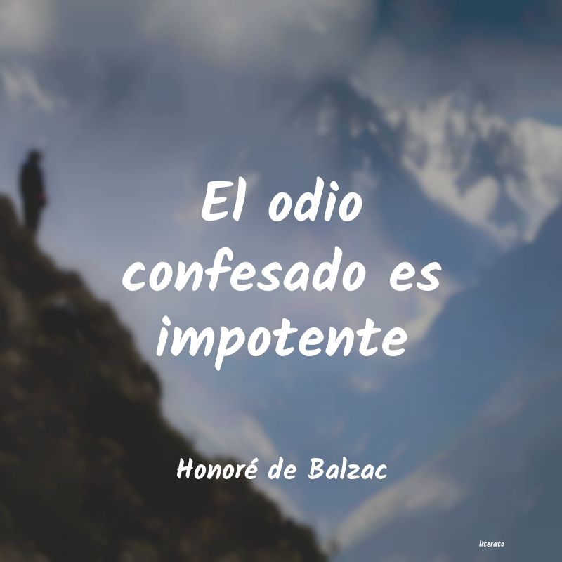 Frases de Honoré de Balzac