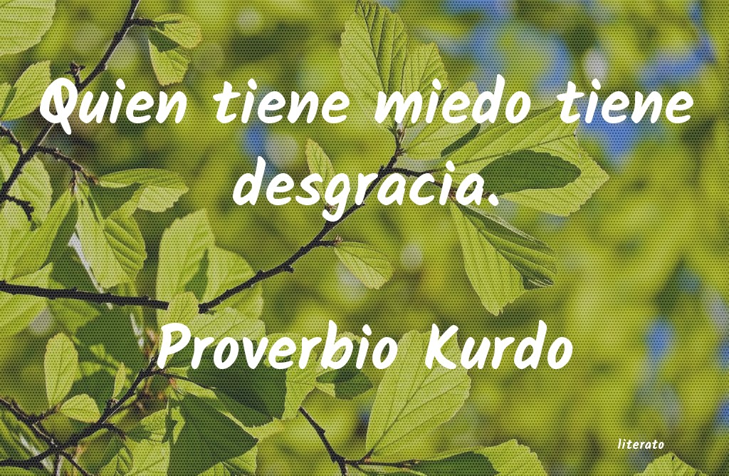 Frases de Proverbio Kurdo