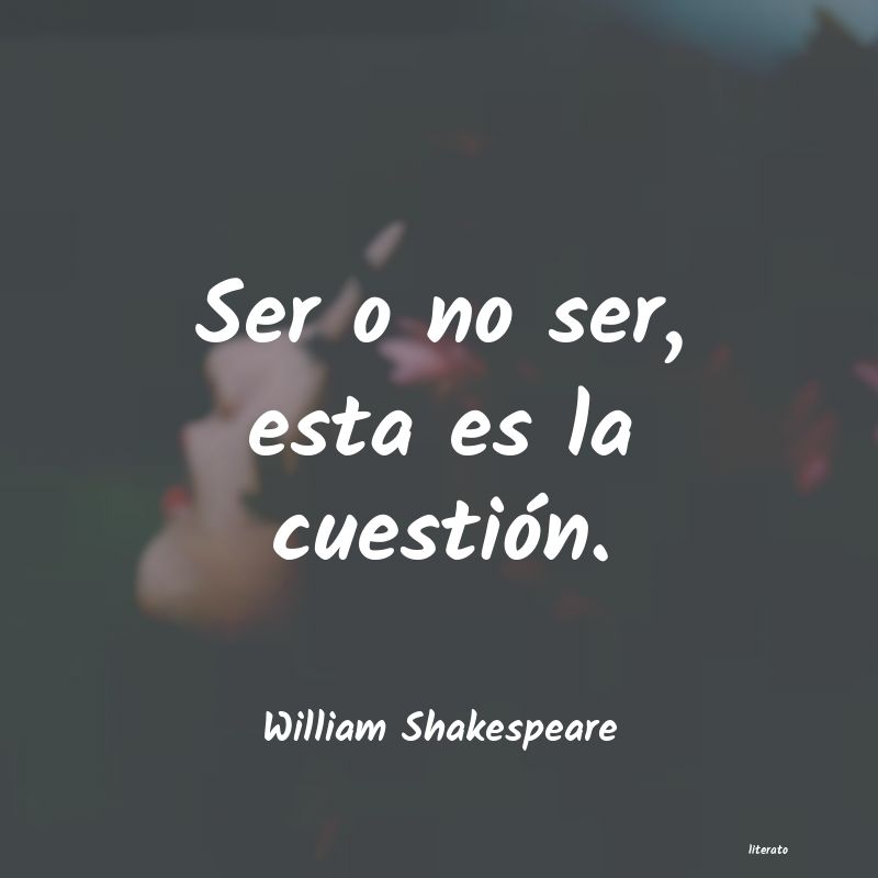 Frases de William Shakespeare