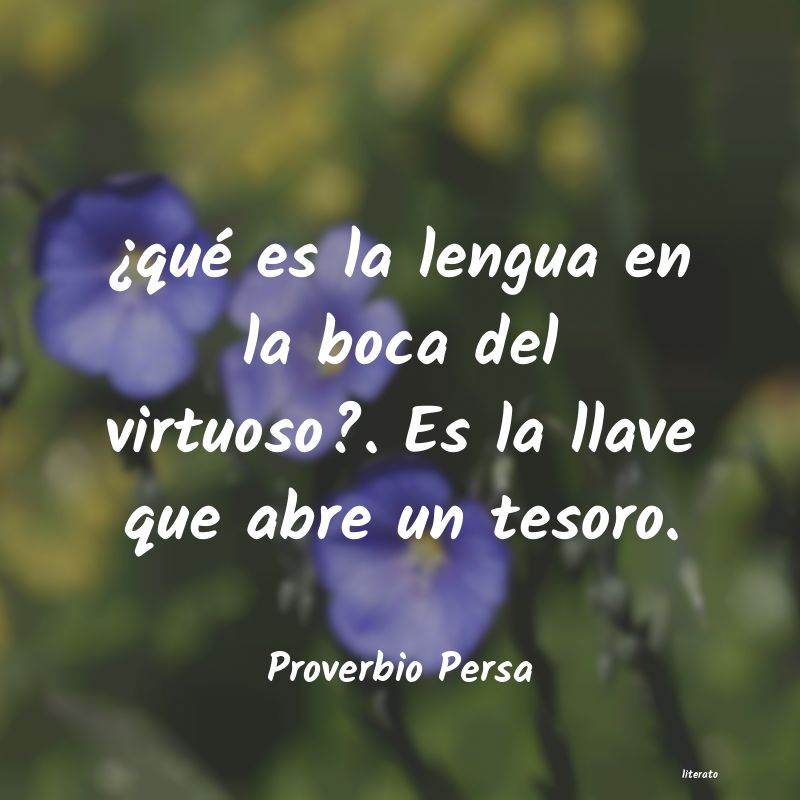 frases de Proverbio Persa