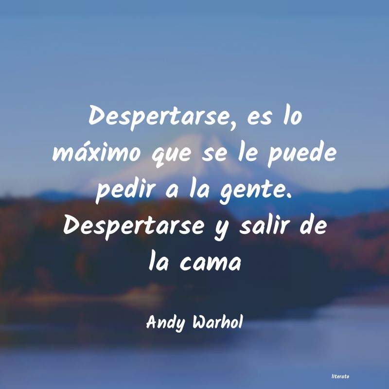 Frases de Andy Warhol