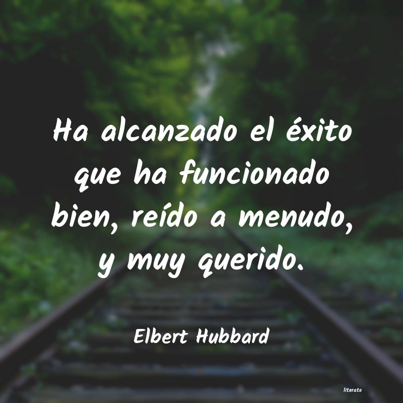 Frases de Elbert Hubbard