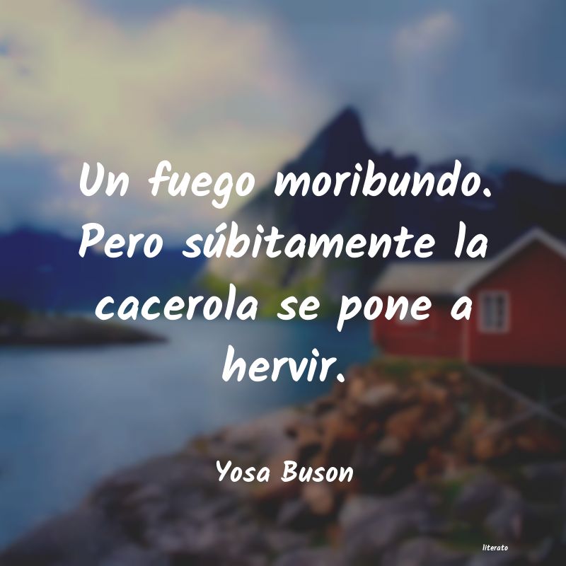 frases de Yosa Buson