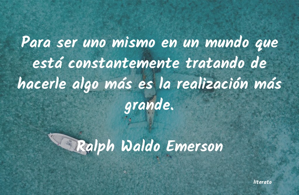 frases de Ralph Waldo Emerson