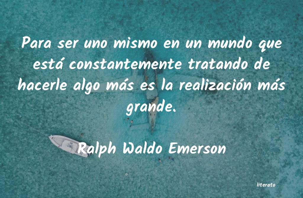 Frases de Ralph Waldo Emerson