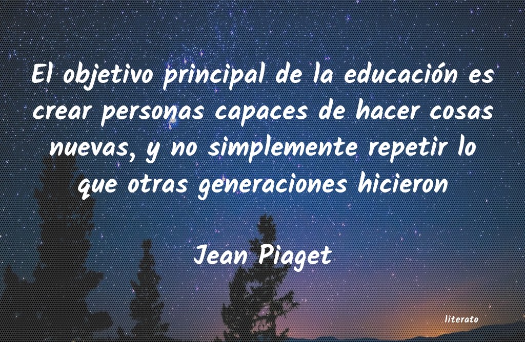 Frases de Jean Piaget