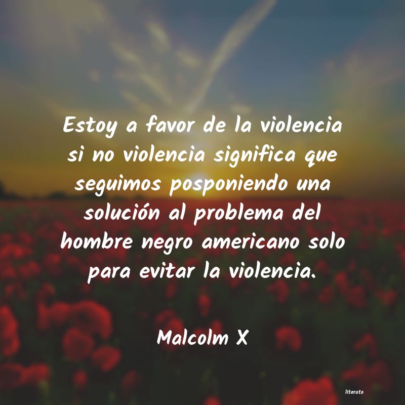 frases de Malcolm X