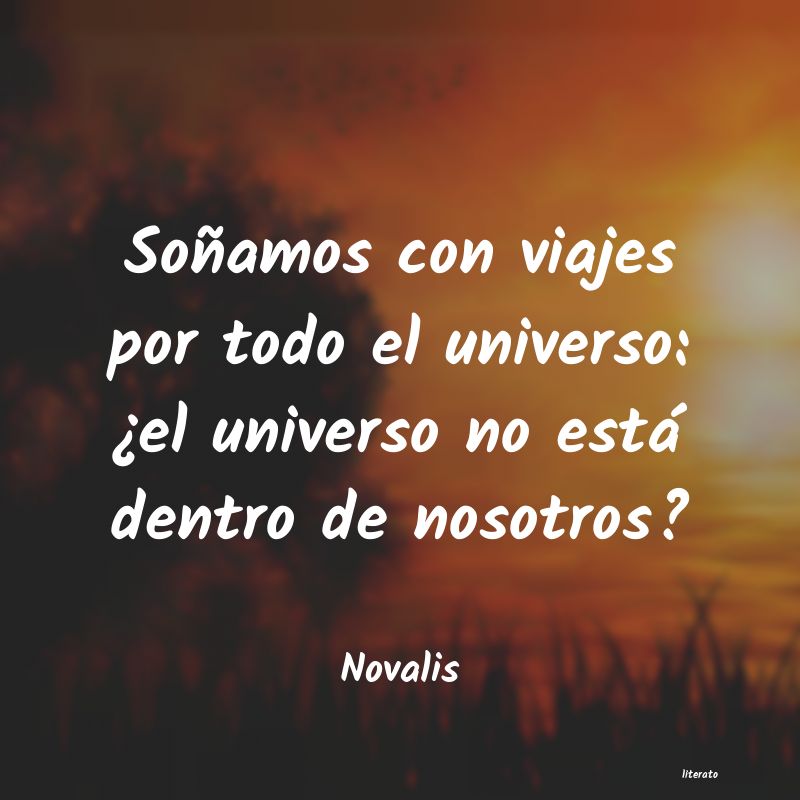 frases de Novalis