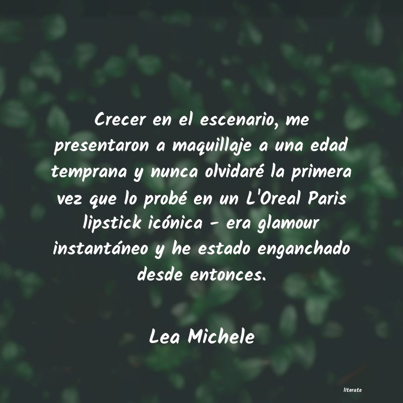 Frases de Lea Michele