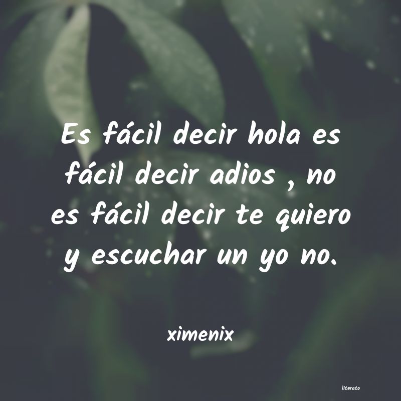 frases quiero verte