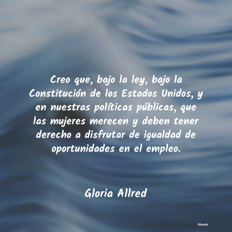 frases de Gloria Allred