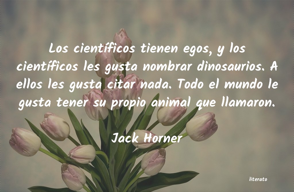 Frases de Jack Horner