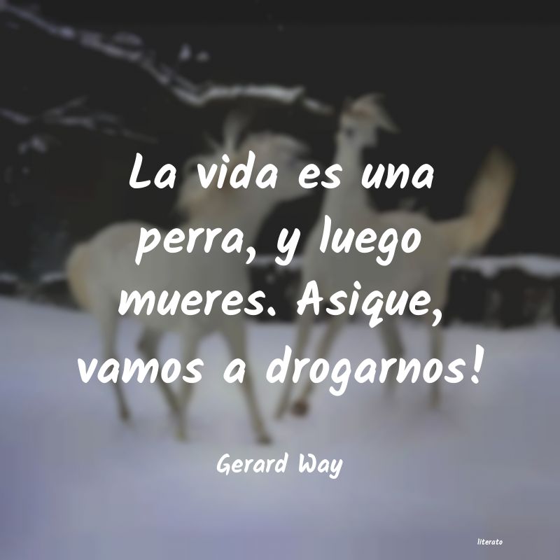 Frases de Gerard Way