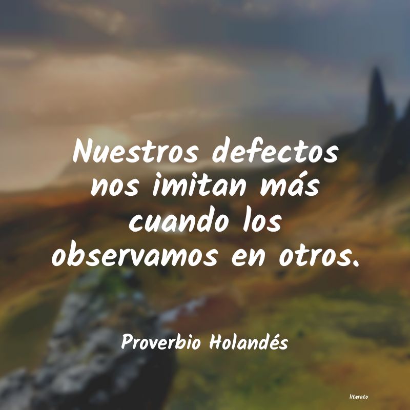 Frases de Proverbio Holandés