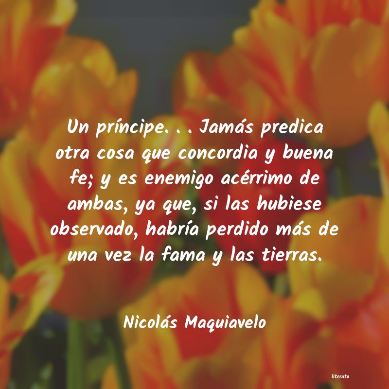 frases de Nicolás Maquiavelo