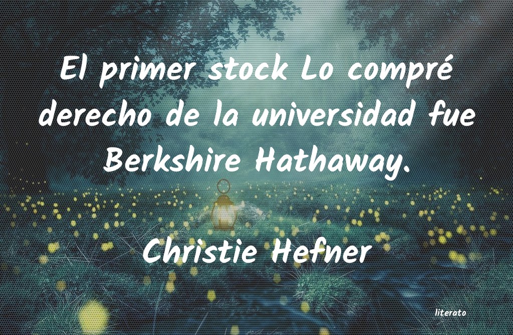 frases de Christie Hefner