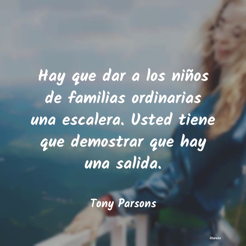 Frases de Tony Parsons