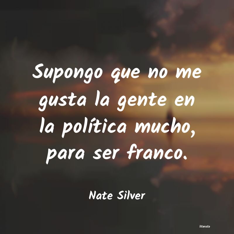 Frases de Nate Silver